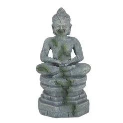 Zolux Statue Asie Bouddha : Résine, 7,2x8x16,3cm