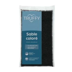 Sable Coloré Pour Aquarium Noir 12Kg