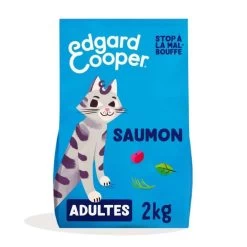 Edgard & Cooper Croquettes Pour Chat, Saveur Saumon 2kg
