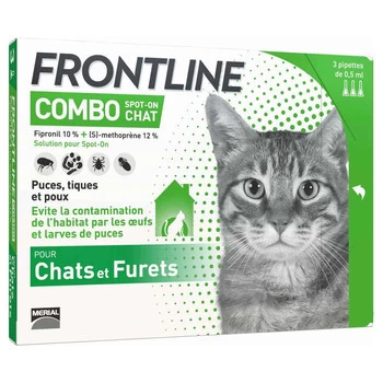 Frontline Pipette Antiparasitaire Chat: Par 3
