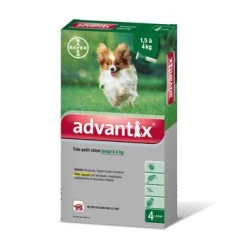 Advantix Pipette Antiparasitaire Très Petit Chien: X4