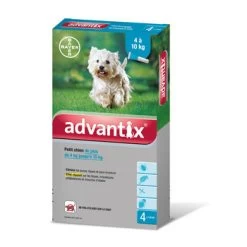 Advantix Pipette Antiparasitaire Petit Chien: X4