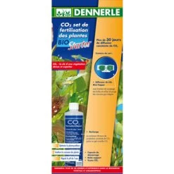 DENNERLE Set CO2 Fertilisation Plantes Bio Starter
