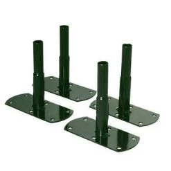 Accessoires Pack 4 Pieds à Fixer: Tube Rond