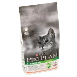 Croquettes Chats Stérilisés : Saumon, 1,5 Kg