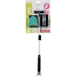 Zolux Racloir Télescopique 4 En 1 : Plastique