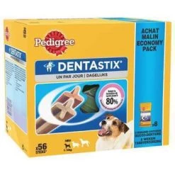 Pedigree Os à Mâcher Dentastix Petit Chien : 56 Pièces