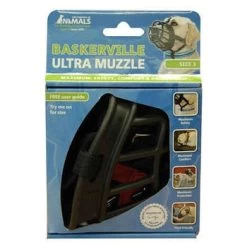 Company Of Animals Muselière : Caoutchouc, Noir, T3