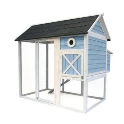 Poulailler P'tit Chou Bleu Et Blanc H140 Cm