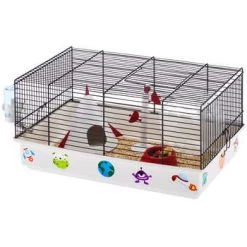 FERPLAST Cage Criceti 9 Space Pour Hamster : L46cm