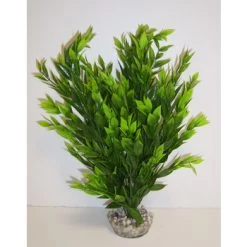 Décor Aquarium Buisson Plante : Vert