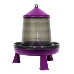 Nourrisseur Pour Volaille, 4kg : Violet/gris