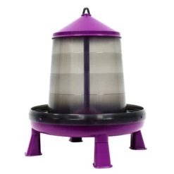 Nourrisseur Pour Volaille, 8kg : Violet/gris