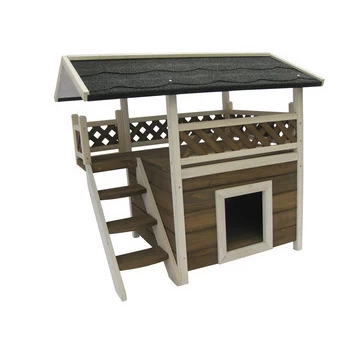 Maison Des Chats, Taupe :80x59,5x73 Cm