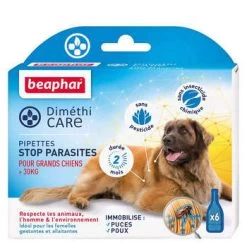 BEAPHAR Pipettes Dimethicare, Grand Chien, Boîte*6