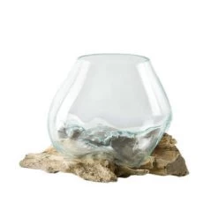 Boule En Verre Soufflé Sur Racine 20x20