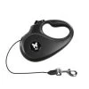 MARTIN SELLIER Laisse Retractable + Cordon XS Noir 3M
