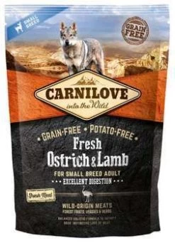 Carnilove Repas Frais Chien: Autruche/agneau,1,5kg