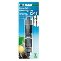 JBL Robinet Double Raccord Rapide Aquarium 12/16