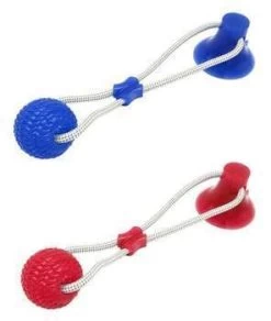 Jouet Traction Corde Avec Ventouse Pour Chien
