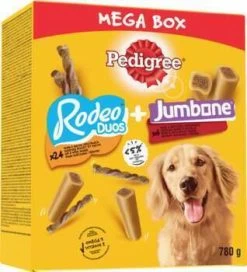 Pedigree Mega Box Chien : Rodéo Duos + Jumbone