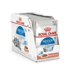 ROYAL CANIN Lot 12 Sachets En Sauce Indoor Chat 7+ 85 G