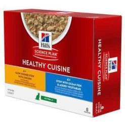 Healthy Cuisine Chat - Poulet & Poisson 8x80g