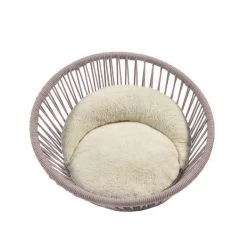 BOBBY Corbeille Green Beige L.50cm