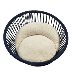 BOBBY Corbeille Green Bleue L.90cm