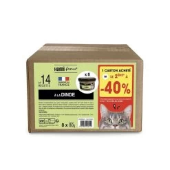 Pâtées Cuisinées N°14 Dinde - 8x80g